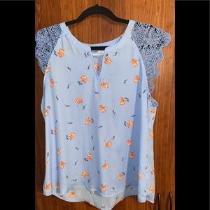 Periwinkle dressy blouse -super adorable